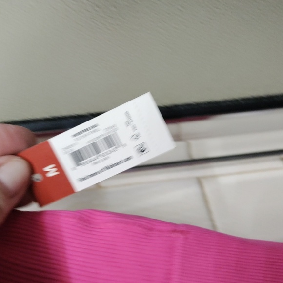 💖No boundaries Women's Light Lift Wirefree Convertible Ribbed Bra - Pink NWT - Picture 4 of 5